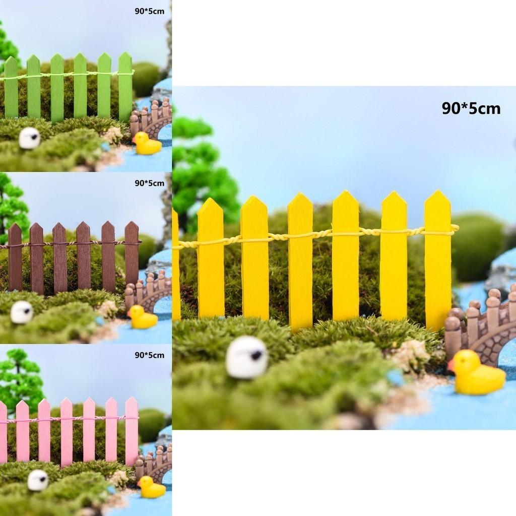 Mini Diy Wood Fence For Miniature Plant Decor And Landscape Crafts**