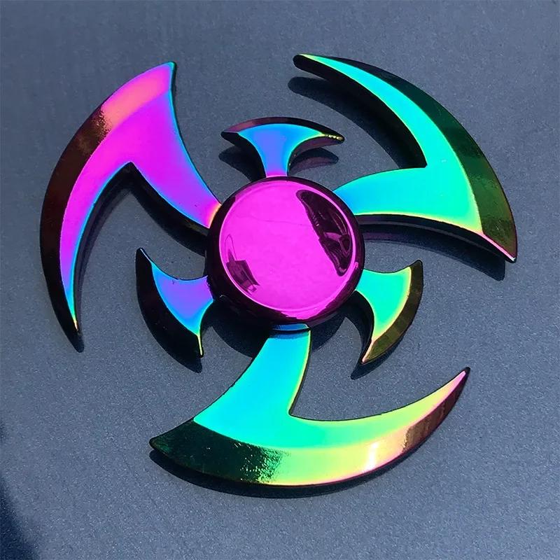 New Metal Fidget Spinner Toys Colorful AntiStress Alloy Finger Gyro EDC Relieves Stress Finger Spinner Children Adult Toy Gifts