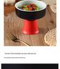 Creative Melamine Pedestal Bowl for Restaurants: Perfect for Hot Pot, Ice Cream, Shaved Ice, and Desserts