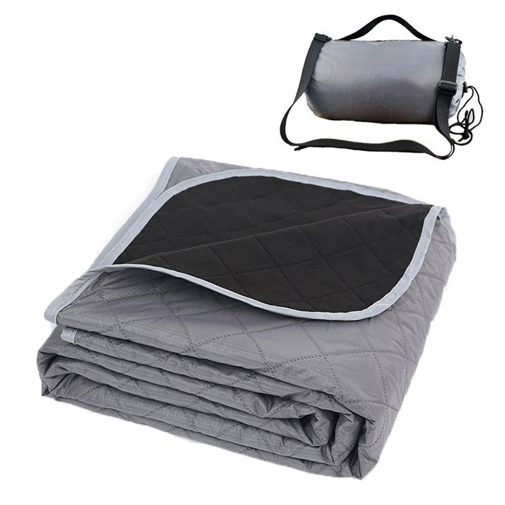 Waterproof Outdoor Blanket Windproof and Warm Extra Thick Fleece Great for Camping, Picnics, Beaches, Stadiums