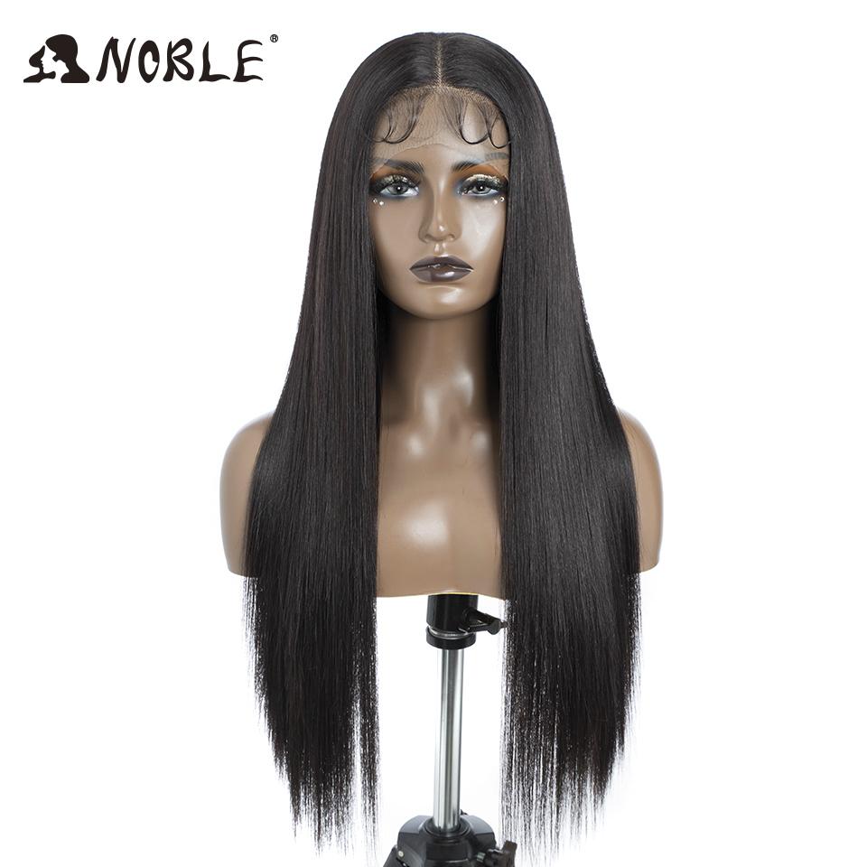 Noble Synthetic Lace Front Wig 30Inch 13X7 Straight Lace Wig Blonde Ombre Glueless Wigs For Women Cosplay Lace Wig Synthetic