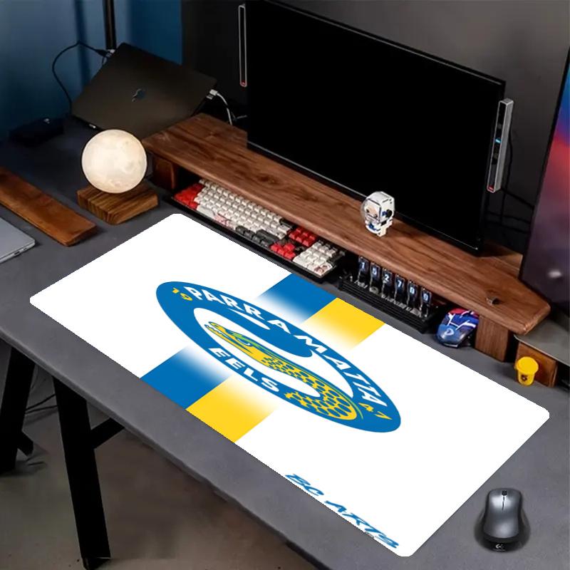 Parramatta Eels Print Mouse Pad, Anti‑Slip Desktop keyboard Mat, for PC Laptop Gaming Working Daily Use, Cool Festival Birthday Gift