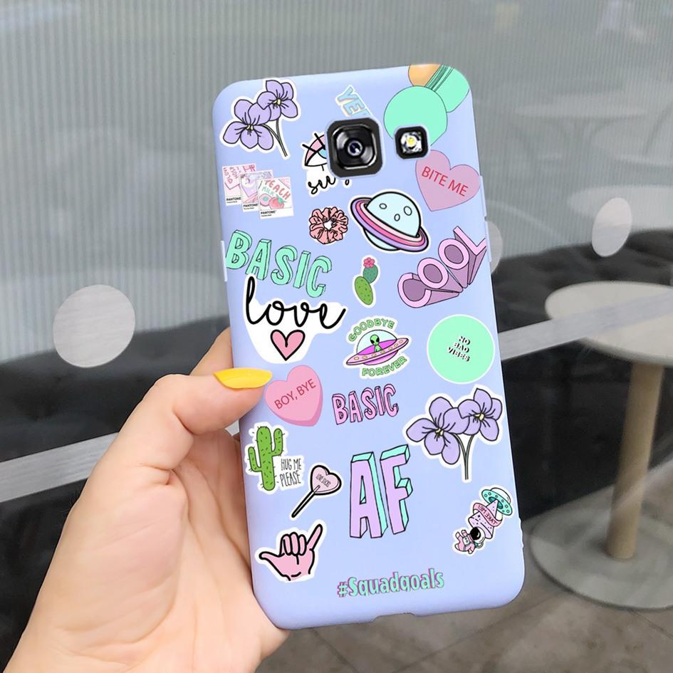 A5 2016 Case For Samsung Galaxy A5 2017 Cover A520 SM-A520F Popular Flower Shockproof Bumper For Samsung A5 2016 A510 Soft Funda