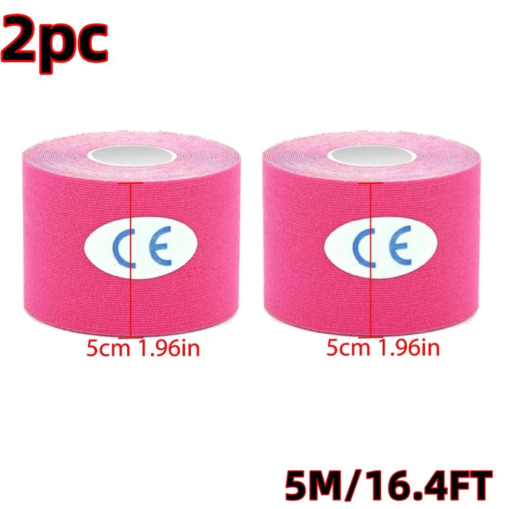 Durable And Safe Sports Kinesio Tape Muscle Kinesiology Elastic Knee Pain Relief Strain Patch Athletic Recovery Stickers Fitness Bandages