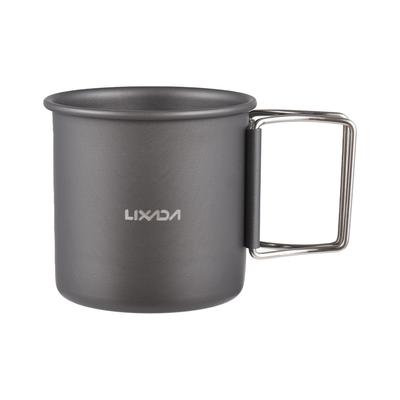 Tazza da viaggio con manico 250ml Alluminio Leggera e compatta per esterno Disponibile in Standard