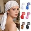 Reversible Bonnet Satined Bonnet Hat Hair Wrap Reversible Mesh Skull Hat For Long Curly Braided Hair Sleep Headpiece