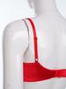 Womens Bra Cutout Push Up Shelf Bra Top Adjustable Straps Lace Trim Brassiere Valentine Lingerie