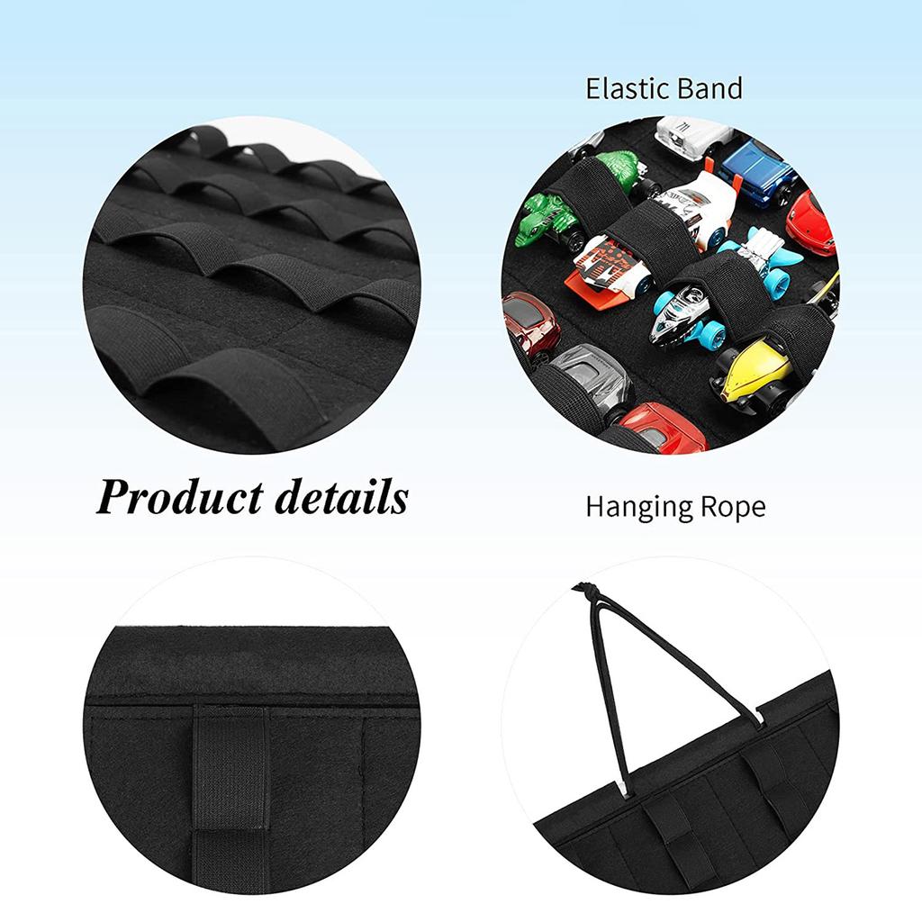 Hanging Organizer For Hot Wheels Wall Mount Model Car Toys Display Case Storage Box Bags Hold Up Toy Cars Kids Gift