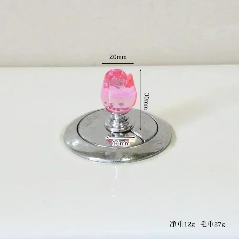 Stiskací tlačítko na toaletu ve tvaru srdce Tlačítko na toaletu ve tvaru srdce Tlačítko na toaletu v koupelně Tlačítka na nádrž na vodu Tlačítkový spínač Dekorace do koupelny Chránič nehtů