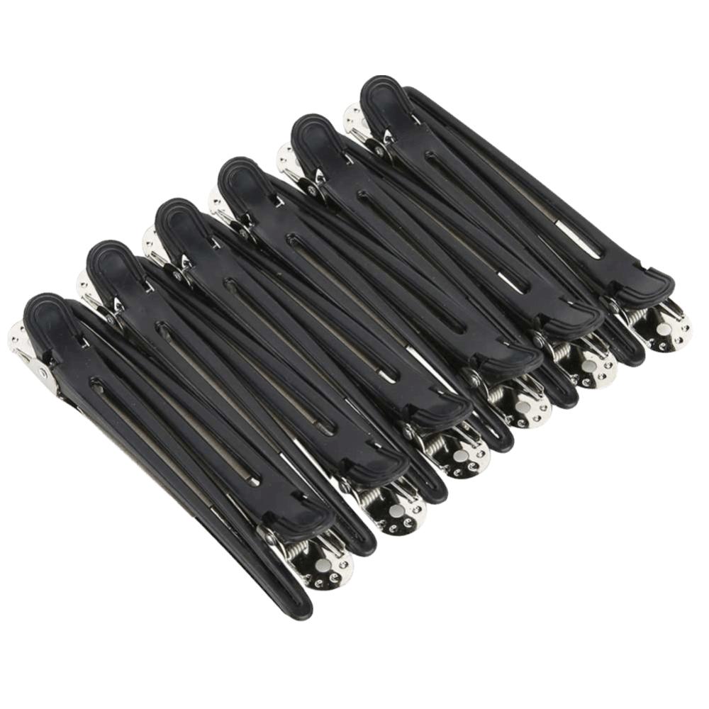 24pcs Non-Slip Duckbill Clip Creaseless Hair Salon Accessories Partition Hair Clips Home Use
