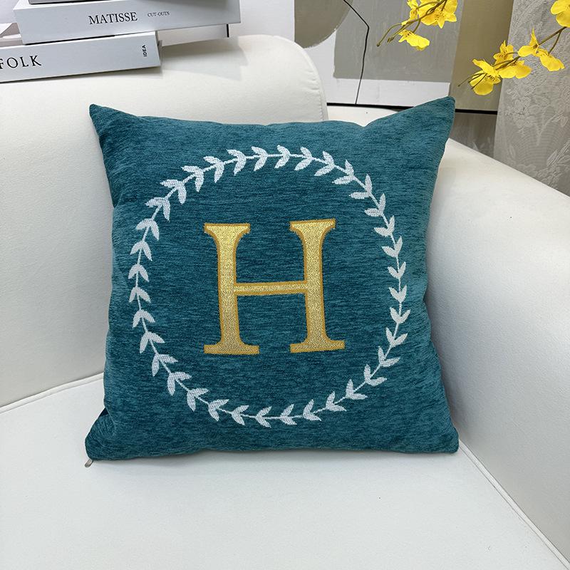 Chenille Jacquard Luxury Pillowcase - White Horse Design