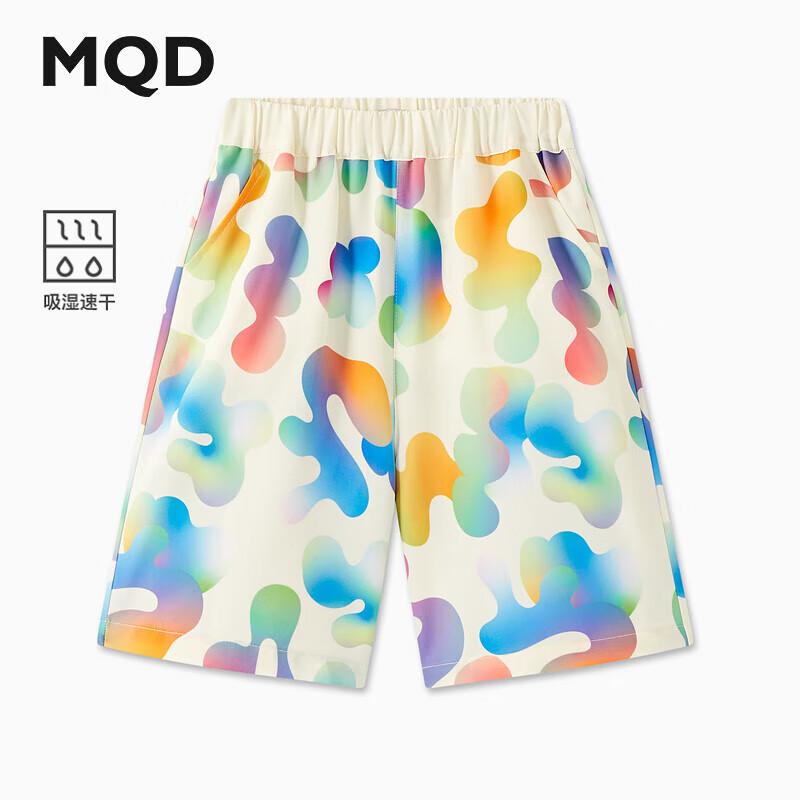 MQD Boys  Summer Graffiti Colorful Beach Shorts 160cm