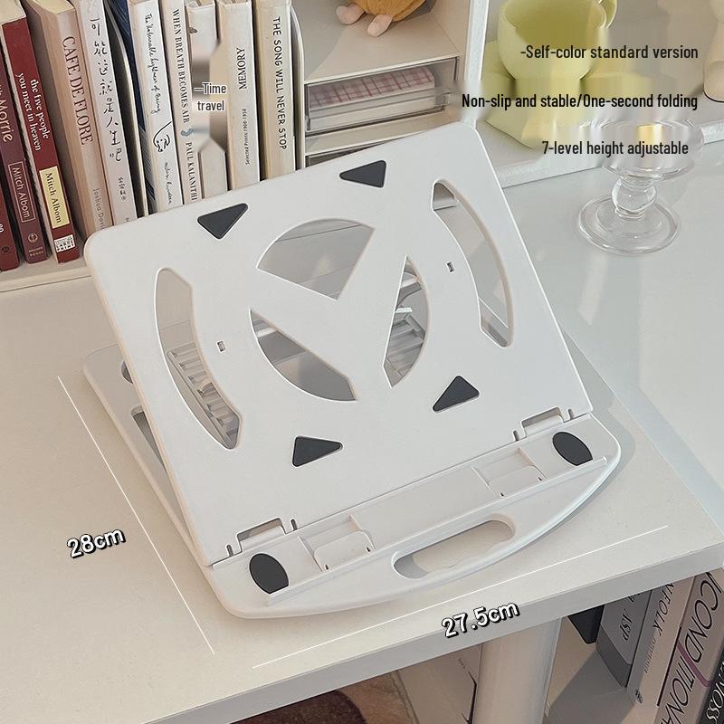 360° Rotating Adjustable Laptop Stand with Cooling and Portable Folding Design