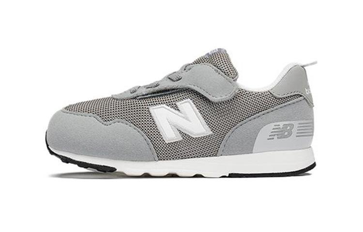 New Balance NB 515 Легкие и дышащие низкие кроссовки для бега Серые для младенцев и малышей NW515GRY 27.5