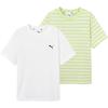 PUMA Kids' 2026 Spring Short-Sleeve T-Shirt Two-Piece Set
