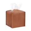 5 Zoll Quadratische PU-Leder Taschentuchspenderbox - Anpassbarer Rollenpapierhalter