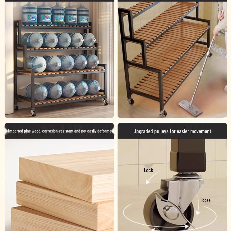 Multi-Tier Movable Flower Pot Stand