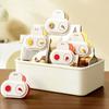 Magnetic Bag Sealing Clip with Timer Reusable Food Bag Clamp for Chips Snacks Freshness Keeper Cute Refrigerator Magnet Kitchen Fridge Organizer
