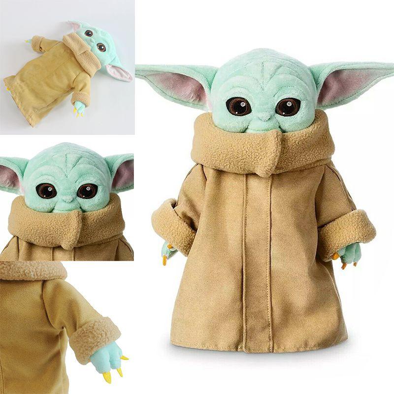 Adorable 30cm Baby Yoda Plush Toy With Removable Clothes Perfect For Kids And Fans