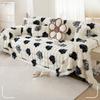 Thickened Gradient Color Plush Sofa Towel Non-Slip Plush Warm Cushion Winter New Plush Sofa Cover Cloth