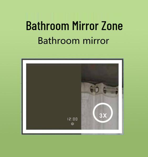 Wall-Mounted Double-Sided Foldable Makeup Mirror with Magnification for Bathroom and Toilet.