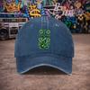 pc Unisex Celtic Cross Clover Vintage Washed Baseball Cap  Unisexs Trendy Hat  Versatile Duckbill Cap  Fun Print  A Unique Bi