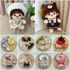 20CM Miniature Dress Suit Multicolor Doll Cap Dress Set Toy Doll Clothes  Cotton Stuffed Doll