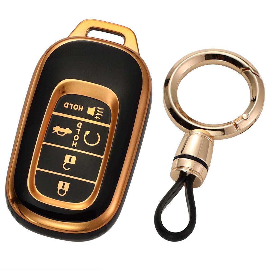 TPU Key Fob Cover Fits for 5 Buttons Honda 2026 2025-2022 Civic Accord CR-V HR-V Pilot and 2026 Passport