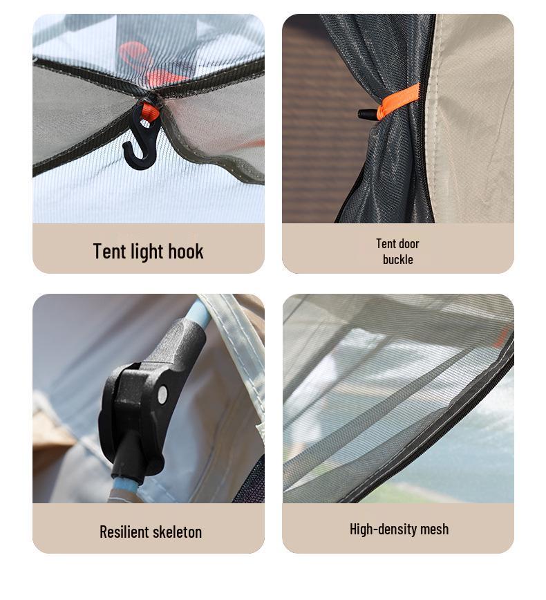 Portable Rainproof Awning: Automatic Folding Tent & Sunshade