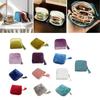 Case Organizer for Rings Bracelets Necklaces Earrings Velvet Chenille Tassel Zipper Storage Bag