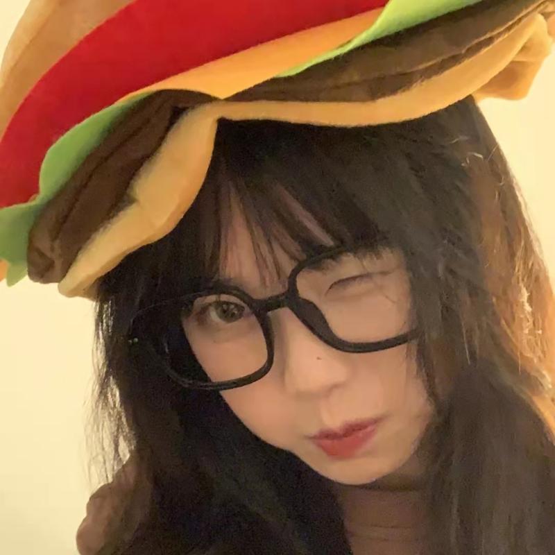 Novelty Carnival Hamburger Hat Christmas Thanksgiving Decoration Fast Food Hat Adult Carnival Hat Party Festive Cap
