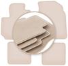 PREMIUM Beige Floor Mats For: Toyota RAV4 II FL 3-door 2003-2005