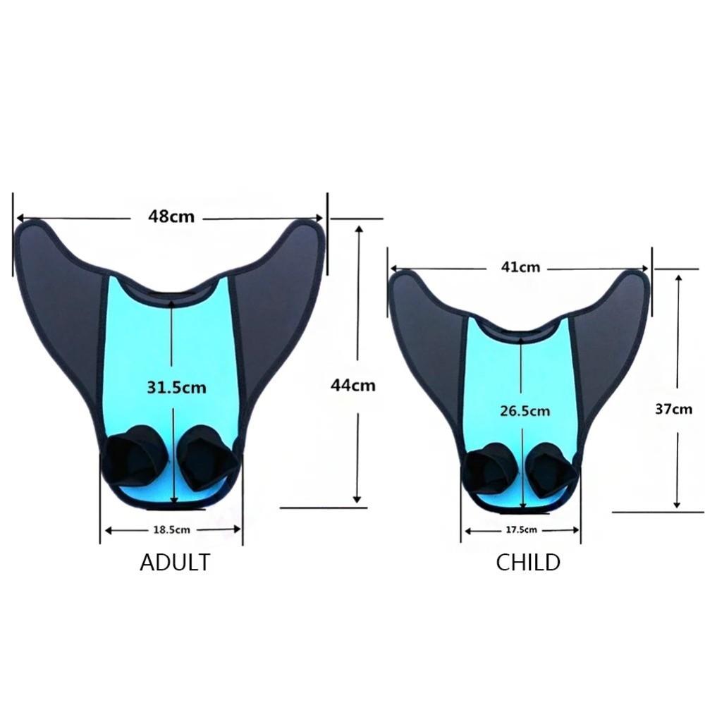 Cola de Sirena para Nadar en Piscina Diseño de Una Pieza Monofin Aleta Para Principiantes