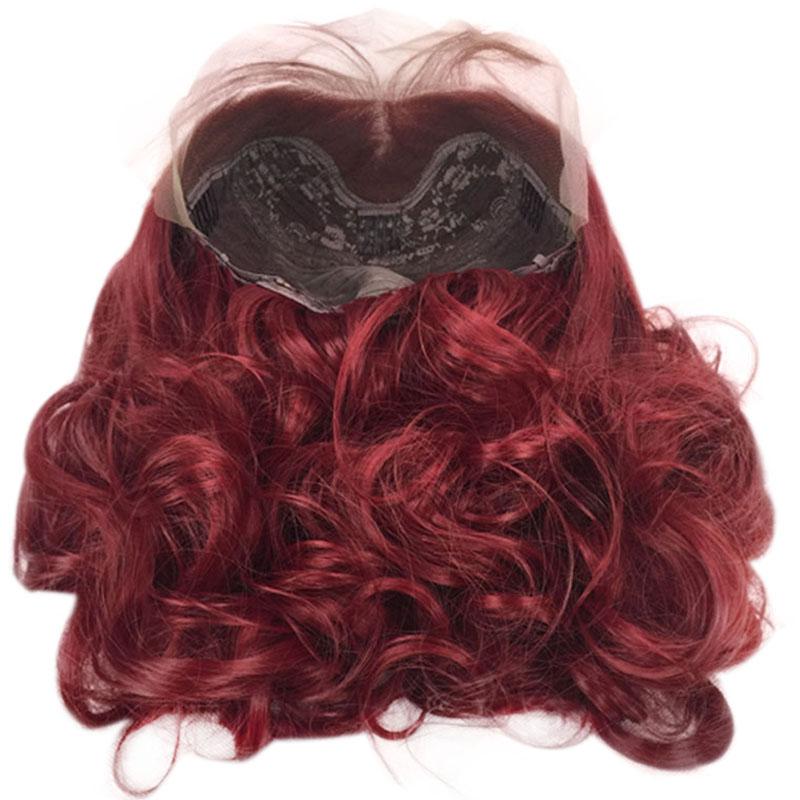 natural red afro wig