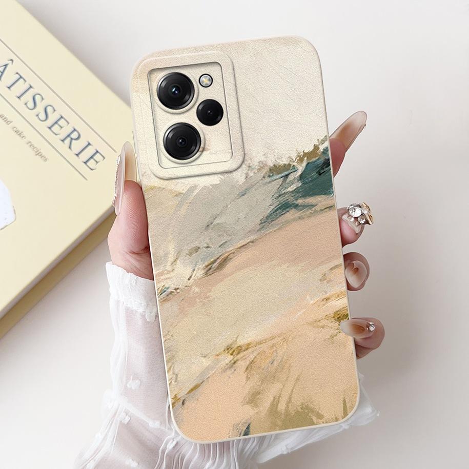 For Xiaomi Poco X5 Pro Case Cool Fashion Flower Sunset Soft Silicone Soft Protection Cover For Xiaomi Poco X5 X 5 X5Pro 5G Funda