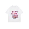 Übergroßes T-Shirt Schwarz Dont Care Dead Inside Grafikdruck Lässiges Streetwear-Oberteil für Damen