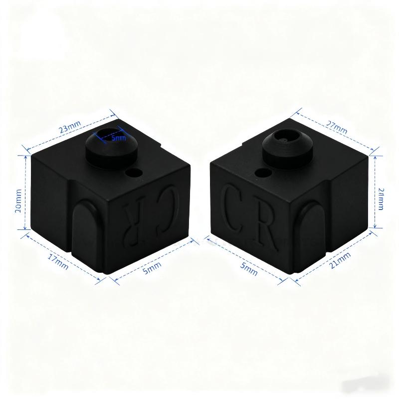 1/2/3/4/5Pcs 3D Printer Hotend Heater Block Cover For Ender-3 V2 Neo Max Neo/Cr-6 Se/Cr-10 Silicone Sock Diy Accessories