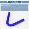 X AUTOHAUX 1 Piece Inner Diameter 0.3 inch (8 mm) Length 4.7 inches (120