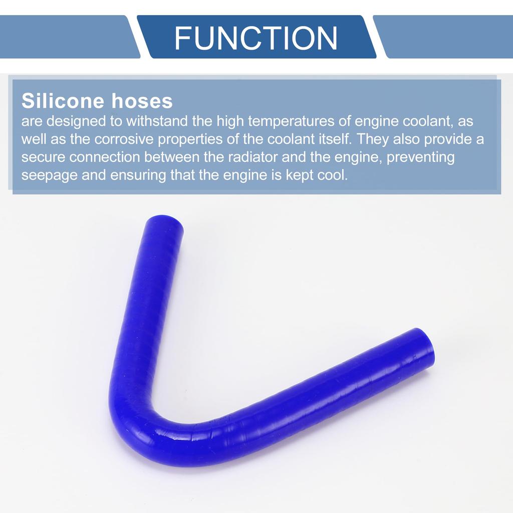 X AUTOHAUX 1 Piece Inner Diameter 0.3 inch (8 mm) Length 4.7 inches (120