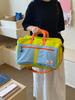 Customizable Large Capacity Sports Bag - Lightweight Macaron Crossbody Fitness & Travel Handbag
