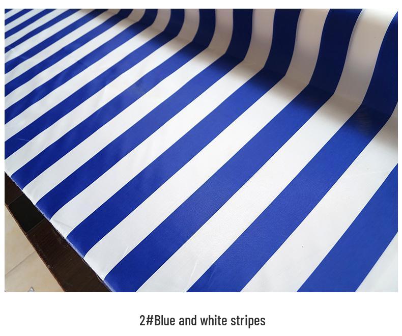 210D Thin Striped Waterproof Tent & Awning Fabric