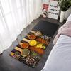 Food Condiment Kitchen Balcony Decor Doormat For Mom Coffee Bean Flannel Floor Mat Indoor Foot Rug Bedside Mats Corridor Carpet