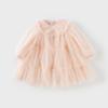 David Bella Girls' Mesh Dress 2026 Spring New Style Baby Children's Clothing Princess Dress Children's Fashionable Dress