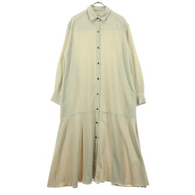 Beauty Products MICA&DEAL Made In Japan Long Sleeve Shirt Dress F Beige Women Used