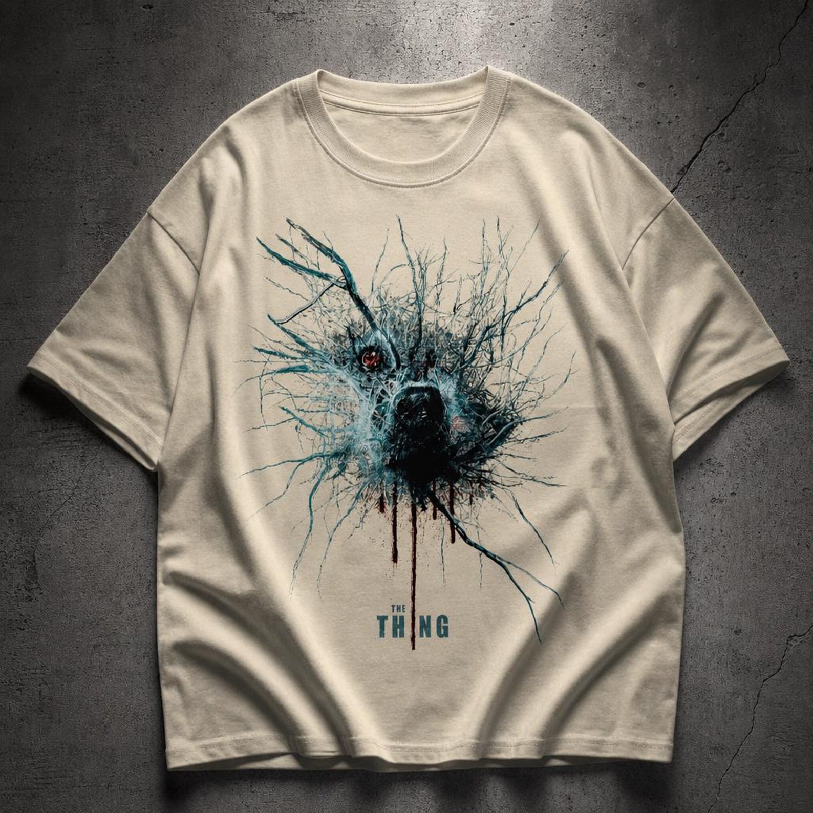The Thing Horror Sci-Fi Monster T-Shirt – Surreal Graphic Alt Clothing 4XL