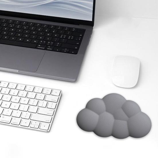 Wolken-Handgelenkauflage Ergonomischer Maushalter mit Handgelenkstütze zur Schmerzlinderung Rutschfestes Superweiches Silikon-Handauflagekissen für Büroarbeit am Computer