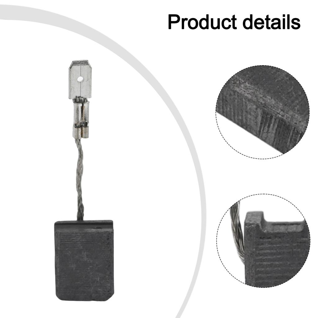4pcs Carbon Brushes For WEP 15150 Angle Grinder Replacement Part Number 316055220 Compatible with Original Equipment