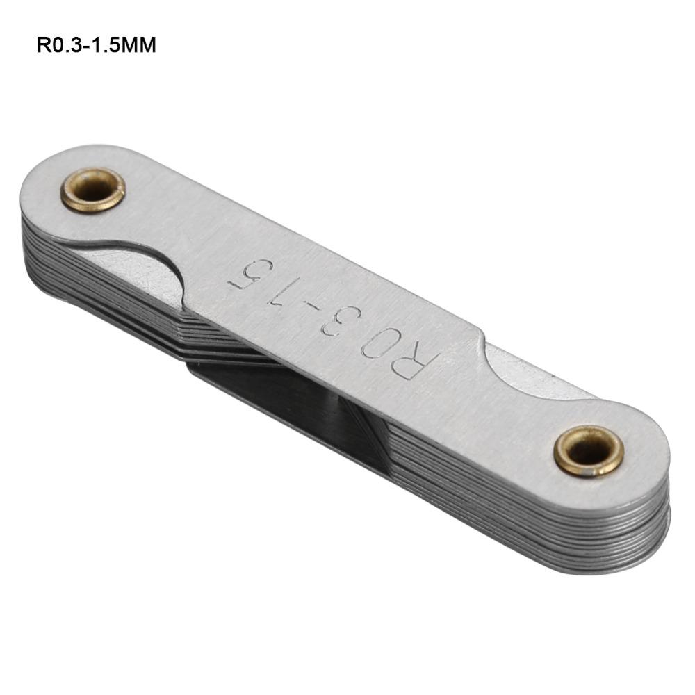 Stainless Steel Radius Fillet Gauge External Internal Fillet Gauge Set Industrial Measurement