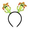Hawaiian Party Headband Felt Luau Head Boppers Palm Tree Flamingo Pineapple Headbands for Summer Beach Themed Party Favors