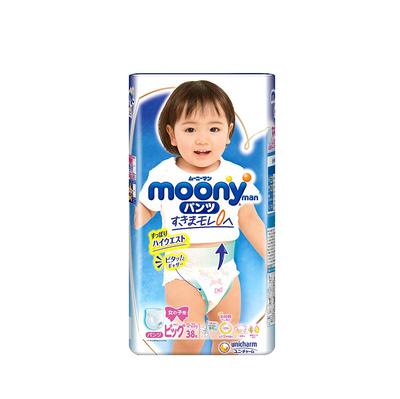 Big Moonyman Girls Air Fit 38 Pieces [Pants Size] (12~17kg)